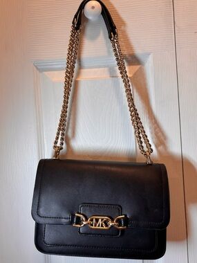 Michael Kors Heather Large Leather Shoulder Bag
